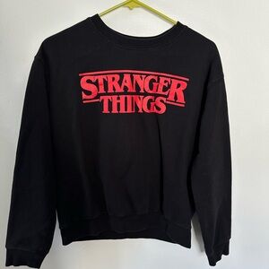 *SALE* Netflix Official Merchandise Stranger Things Black and Red Sweatshirt